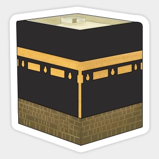 Kaaba - الكعبة - the Kaabah Hand Drawn Sticker